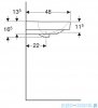 Geberit Smyle Square Umywalka 90x48cm KeraTect 500.251.01.8